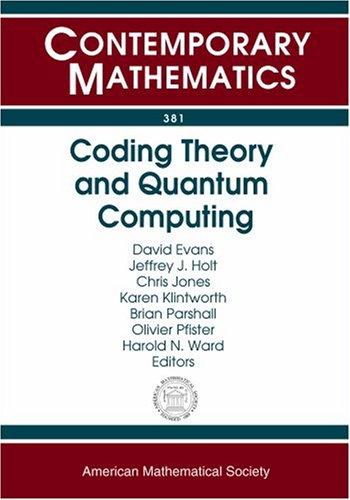 Cover for Coding Theory And Quantum Computing