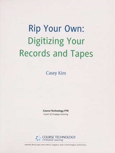 Cover for Rip your own