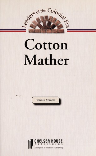 Cover for Cotton Mather