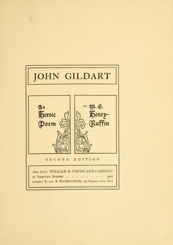 Cover for John Gildart