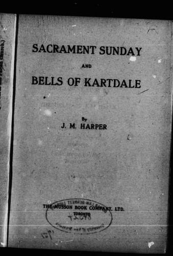 Cover for Sacrament Sunday and Bells of Kartdale