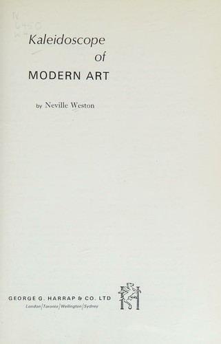 Cover for Kaleidoscope of modern art