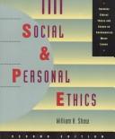 Cover for Social and personal ethics