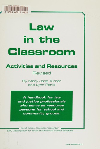 Cover for Law in the classroom