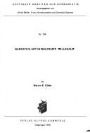 Cover for Narrative art in Wolfram's "Willehalm"