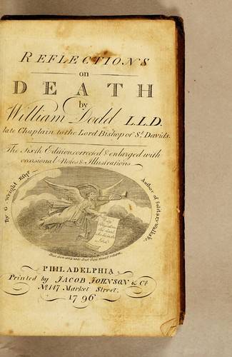Cover for Reflections on death