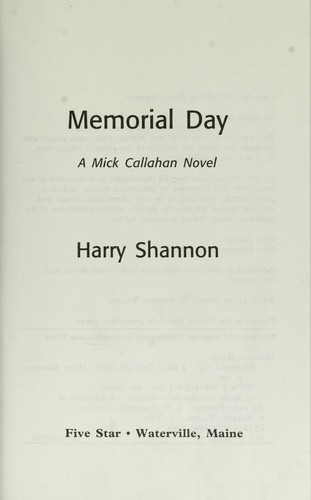 Cover for Memorial Day