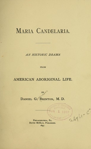 Cover for Maria Candelaria.