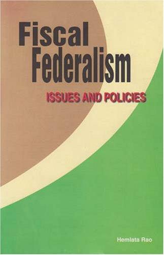 Cover for Fiscal federalism