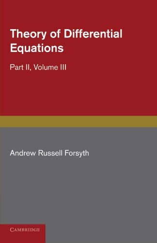 Cover for Theory of Differential Equations