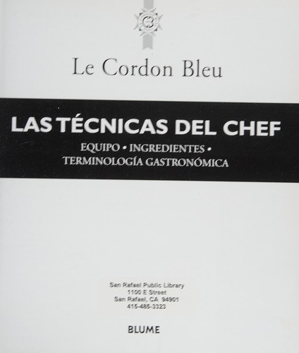 Cover for Las técnicas del chef