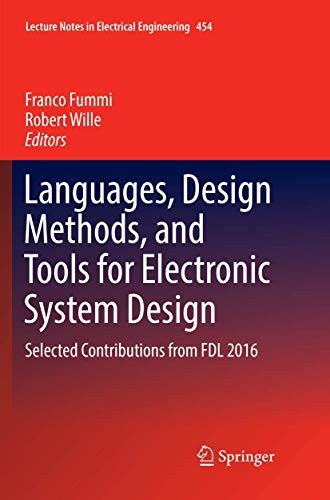 Cover for Languages, Design Methods, and Tools for Electronic System Design