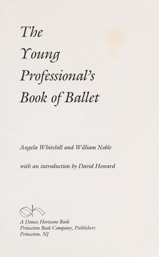 Cover for The young professional's book of ballet