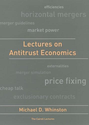 Cover for Lectures on Antitrust Economics (Cairoli Lectures)