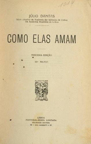 Cover for Como elas amam