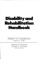 Cover for Disability and rehabilitation handbook