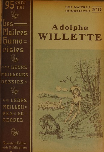 Cover for Adolphe Willette