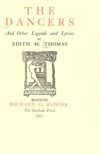 Cover for The dancers