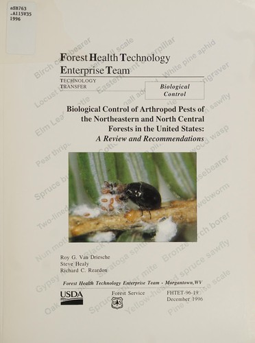Cover for Biological control of arthropod pests of the northeastern and north central forests in the United States