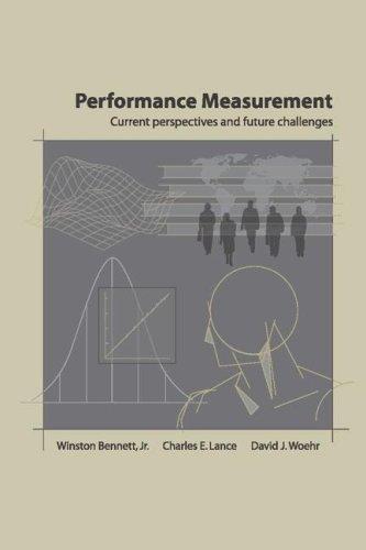 Cover for Performance Measurement