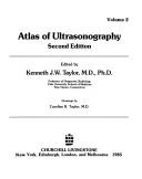 Cover for Atlas of ultrasonography