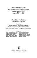 Cover for Destino México