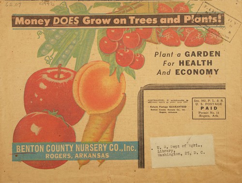 Cover for Money does grow on trees and plants! plant a garden for health and for economy