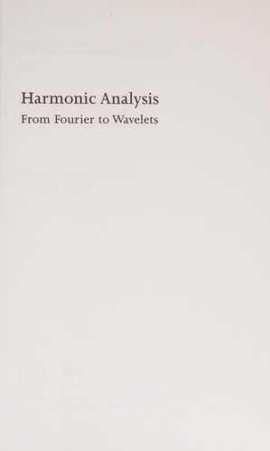 Cover for Harmonic analysis