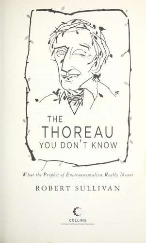 Cover for The Thoreau you don't know
