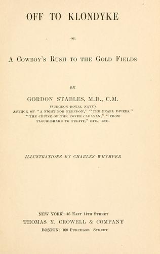 Cover for Off to Klondyke