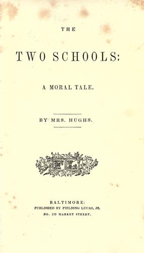 Cover for The two schools