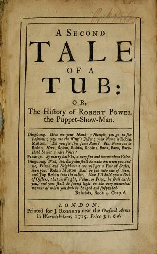 Cover for A second tale of a tub