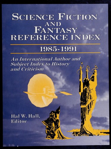 Cover for Science fiction and fantasy reference index, 1985-1991