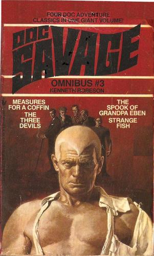 Cover for Doc Savage Omnibus 3.  (#135 - 138).