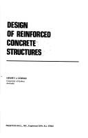 Cover for Design of reinforced concrete structures