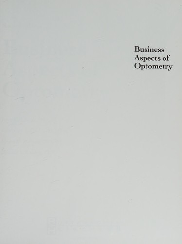 Cover for Business Aspects of Optometry