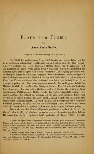 Cover for Flora von Fiume