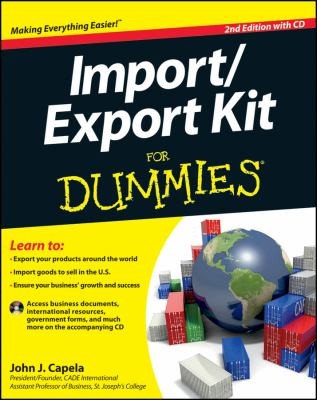 Cover for ImportExport Kit for Dummies With CDROM
            
                For Dummies Lifestyles Paperback