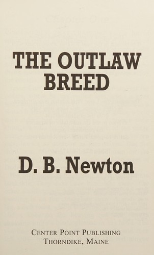 Cover for The outlaw breed