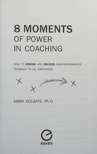 Cover for 8 Moments of Power in Coaching