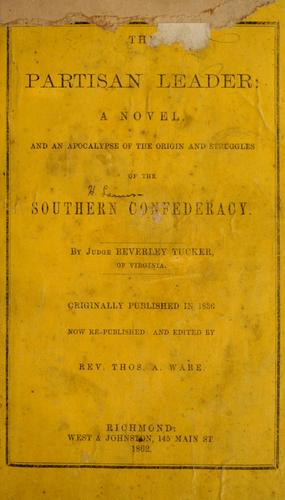 Cover for The partisan leader
