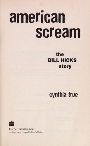 Cover for American scream