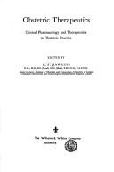 Cover for Obstetric therapeutics