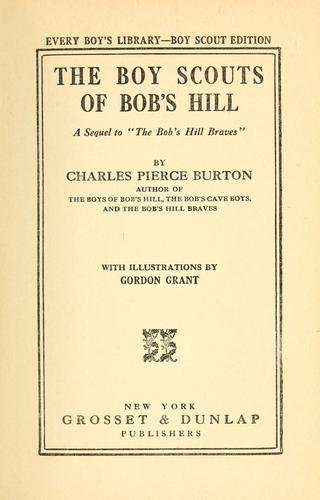 Cover for The boy scouts of Bob's Hill