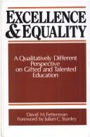 Cover for Excellence and equality