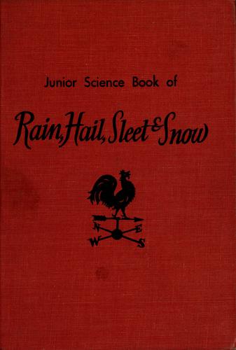 Cover for Junior science book of rain, hail, sleet & snow.