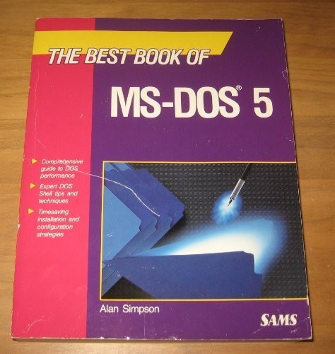 Cover for The best book of MS-DOS 5