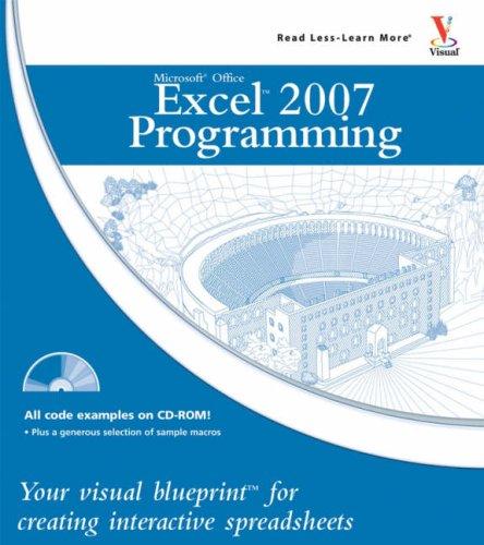 Cover for Microsoft Office Excel 2007 Programming
