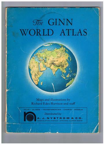 Cover for The Ginn world atlas.