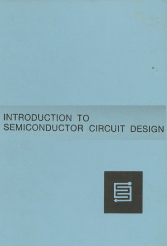 Cover for Introduction to semiconductor circuit design